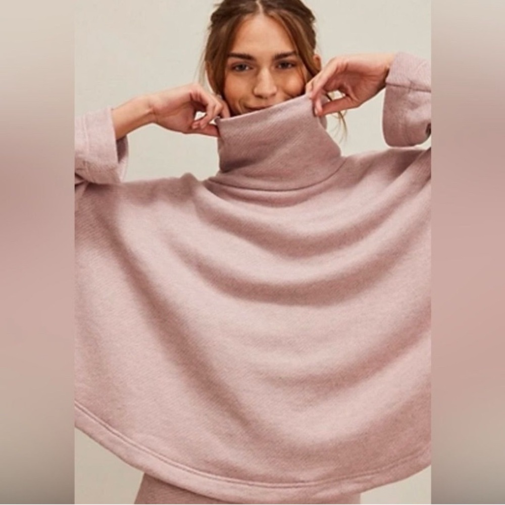 LMT: Free People Milley Co-Ord Open Back Pink Sweater and Skirt Set - Picture 4 of 16